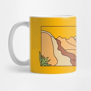 Tatooine line art Mug